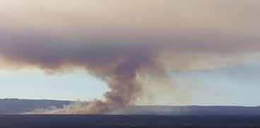 incendio nelle campagne di Terralba