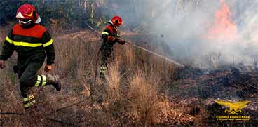 operatori antincendio Corpo forestale