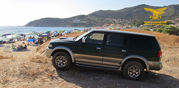 Auto sulle dune