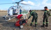 SA315B LAMA con allestimento AIB