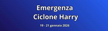Grafica emergenza ciclone Harry