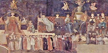 Allegoria del Buon Governo di Lorenzetti, 1338-1339, Siena