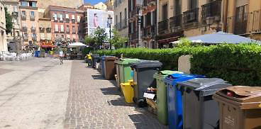 Cassonetti stradali a Cagliari