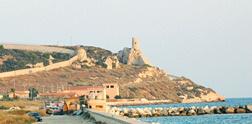 Cagliari lungomare Sant'Elia