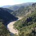 scorcio del Rio Nuxi tra i monti