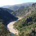 scorcio del Rio Nuxi tra i monti
