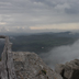 Montes: panorama surreale: nuvole sul tacco calcareo di monte novo san Giovanni