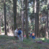 lezione in bosco del prof. Ciancio