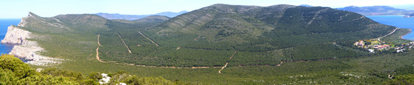 panoramica Piana Longa e monte Timidone