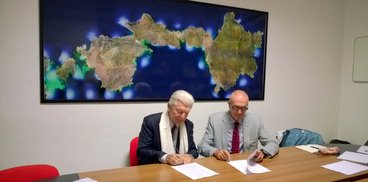convenzione EFS- PArco Asinara: il momento della firma a Porto Torres