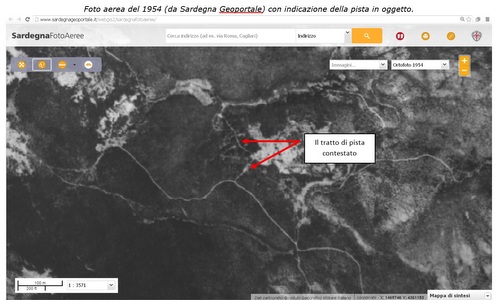 Stampa Marganai foto aerea del 1954-001