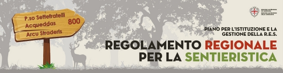 regolamento regionale sentieristica logo SardegnaPArteciPA banner