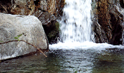Urzulei: cascata in rio Flumineddu