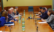 incontro tra il presidente della Regione Cappellacci e il ministro dei Trasporti, Lupi.