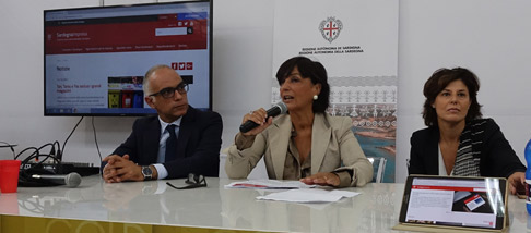 Piras conferenza stampa presentazione portale Sardegna impresa