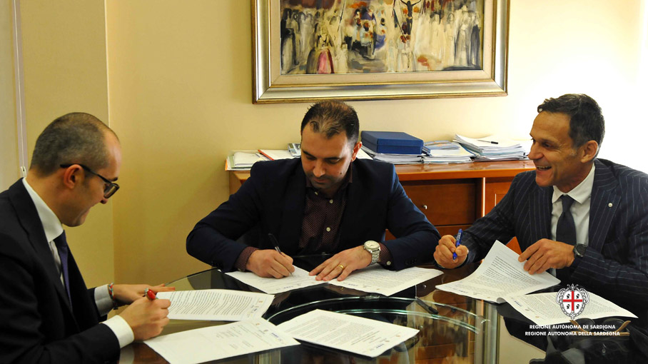 Assessore Todde firma per nuovo tratto metropolitana Cagliari