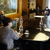 Presidente Solinas incontro con Presidente CNR Maria Chiara Carrozza