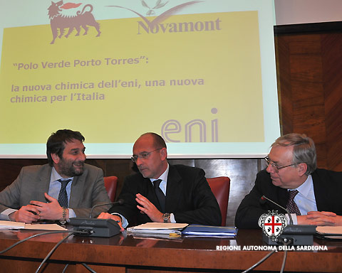 Presidente Cappellacci Roma Polo Verde Porto Torres