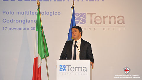 presidente Renzi a Terna