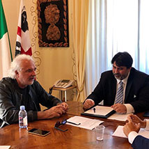 Presidente Solinas e assessore Fasolino incontrano Briatore