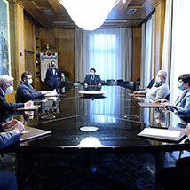 Pres.Solinas incontra Senatori sardi