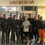 Equipaggio Greco all'aeroporto di Cagliari 20.08.22