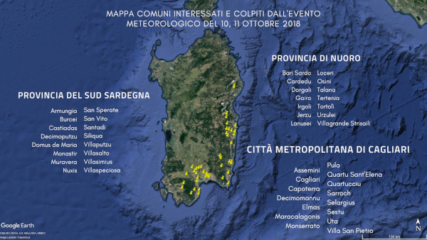 Emergenza 2018 Mappa