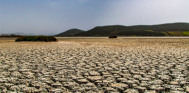 paesaggio e siccità (foto di G. Saiu)